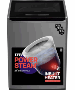 IFB 10 kg Power Dual Steam, Fully Automatic Top Load Washing Machine with In-built Heater Silver  (TL-SIBS 10.0KG AQUA)